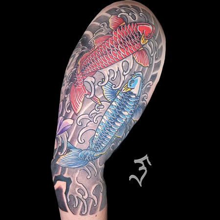 tattoos/ - Quade Dahlstrom Koi Fish - 143793